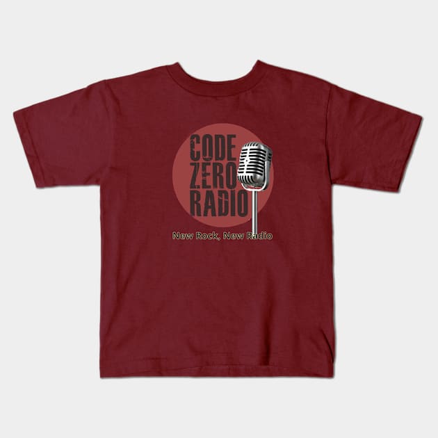 Code Zero Radio Microphone Kids T-Shirt by Code Zero Radio